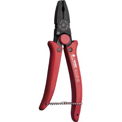 マルト長谷川工作所 PU-166R パワーアップペンチ(レッド) 165