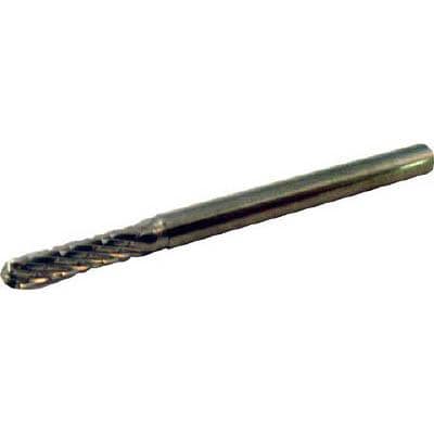 スーパーツール SB2A01 超硬バーシャンク径3ミリ 先丸円筒型 ダブルカット 刃径:2.5