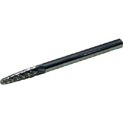 スーパーツール SB3A01 超硬バーシャンク径3mm(砲弾型) ダブルカット刃径3.0刃長12.7