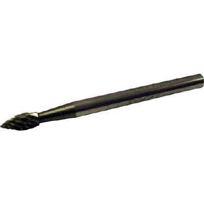 スーパーツール SB51A01 超硬バーシャンク径3mm(楕円型) ダブルカット(刃径:3.0)