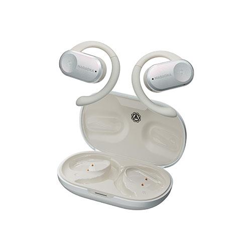 ナガオカ BT832OWSPWH パールホワイト 完全ワイヤレスイヤホン オープンイヤー Bluetooth5.3