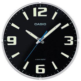 CASIO(カシオ) IQ-1009J-1JF ブラック 電波掛け時計