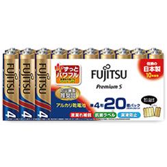 富士通(FUJITSU) LR03PS(20S) プレミアムS アルカリ乾電池 単4形 20個パック
