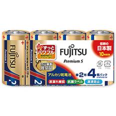 富士通(FUJITSU) LR14PS(4S) プレミアムS アルカリ乾電池 単2形 4個パック