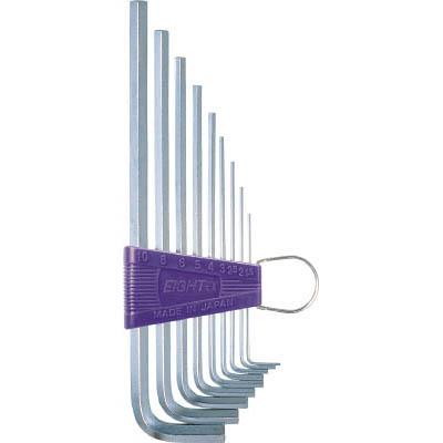 エイト LHS-9 六角棒スパナ エキストラロング セット