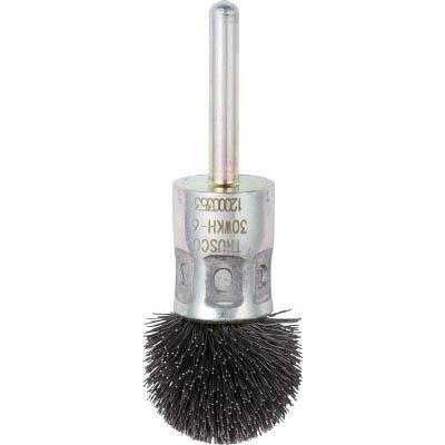 トラスコ中山 30WKH-6 傘型ワイヤーブラシ 半円型 Φ30