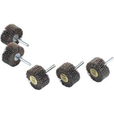 トラスコ中山 YS525120 軸付ソフトホイール 外径50X厚25X軸6 5個入 120♯