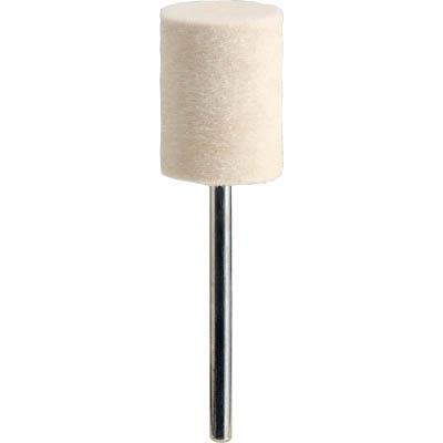 トラスコ中山 SF1520S-W フェルトミニホイール 平型 Φ15 仕上げ用 白色 10個入