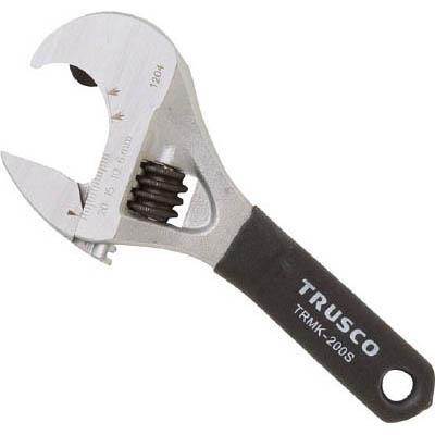 トラスコ中山 TRMK-150S ラチェット式モンキーレンチ(ショートタイプ) 口開20mm