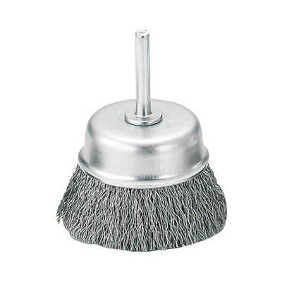 トラスコ中山 TB-6633 軸付カップブラシ φ65X軸6 ステンレス線 線径0.3