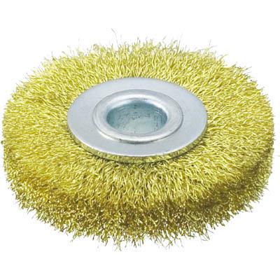 トラスコ中山 TB-6324 ホイルブラシ 50X10mm穴 真鍮線 線径0.15