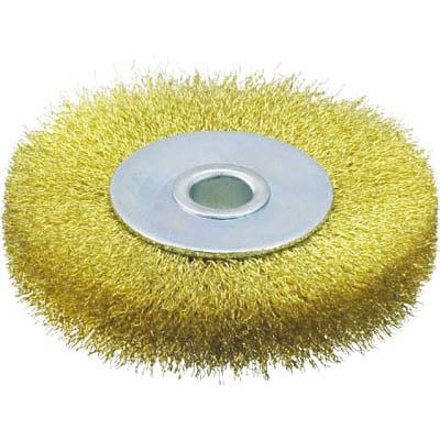 トラスコ中山 TB-6344 ホイルブラシ 75X10mm穴 真鍮線 線径0.15