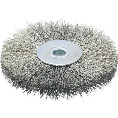 トラスコ中山 TB-6353 ホイルブラシ 100X10mm穴 ステンレス線 線径0.3