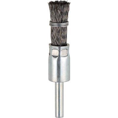 トラスコ中山 TEB-15S 筒型ブラシΦ15X軸6 鋼線0.3 くくりタイプ