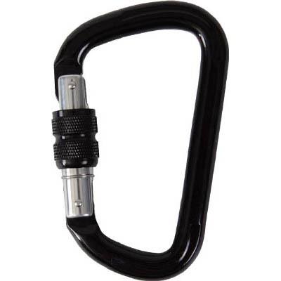 トラスコ中山 TKNNL1111BK ネジロック付カラビナ 線径10.5 110 ブラック