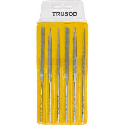 トラスコ中山 TNFS1 ダイヤモンドニードルヤスリ 平・半丸・丸 6本組セット