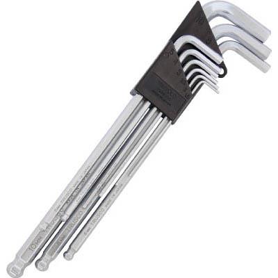 トラスコ中山 TBRK-9S 角曲げボールポイント六角棒レンチセット 9本組