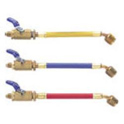 アサダ Y25602 1/4”BV付ホース オス BV付 ×メス 赤