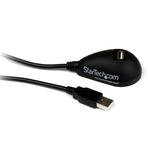 StarTech(スターテック) USBEXTAA5DSK(ブラック) USB2.0 延長ケーブル 1.5m