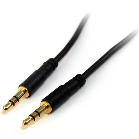 StarTech(スターテック) MU15MMS(ブラック) スリム3.5mmテレオミニプラグオーディオケーブル 4.6m