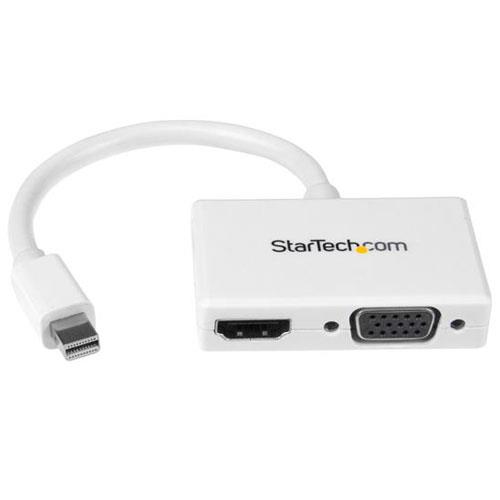 StarTech(スターテック) MDP2HDVGAW ホワイト Mini DisplayPort接続トラベルA/Vアダプタ