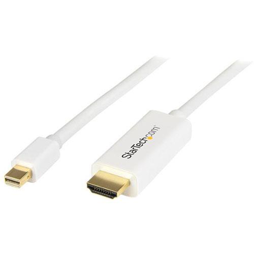 StarTech(スターテック) MDP2HDMM1MW ホワイト Mini DisplayPort - HDMI変換アダプタケーブル 1m