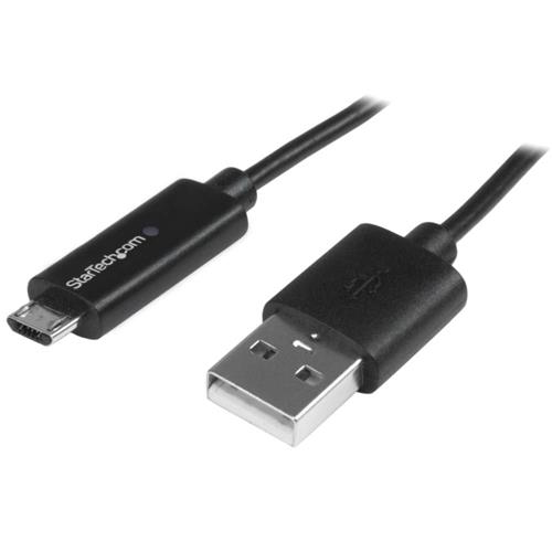 StarTech(スターテック) USBAUBL1M ブラック Micro USB 充電ケーブル 1m