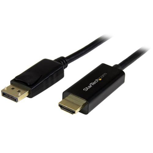 StarTech(スターテック) DP2HDMM5MB ブラック DisplayPort HDMI変換アダプタケーブル 5m