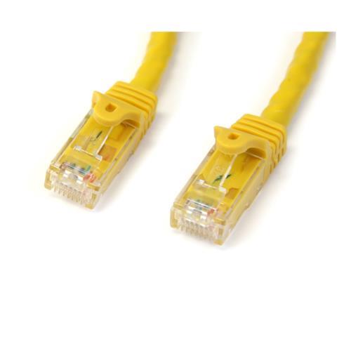 StarTech(スターテック) N6PATC7MYL イエロー LANケーブル Cat6 ラッチカバー付き 7m