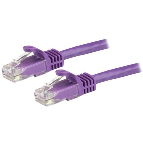 StarTech(スターテック) N6PATC1MPL 1m Cat6 LANケーブル パープル 爪折れ防止カバー付き