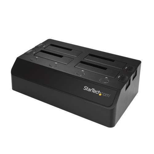 StarTech(スターテック) SDOCK4U313 ブラック 4ベイ SATA SSD/HDDドッキングステーション