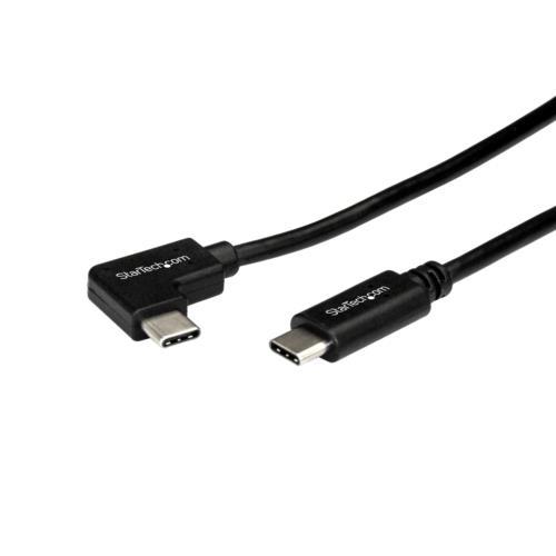 StarTech(スターテック) USB2CC1MR L型USB-Cケーブル 1m オス/オス USB 2.0準拠