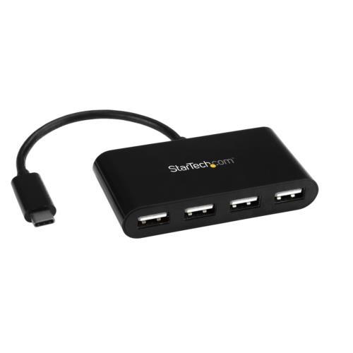 StarTech(スターテック) ST4200MINIC 4ポートUSB 2.0ハブ USB Type-C接続
