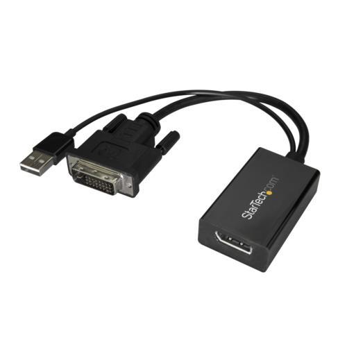 StarTech(スターテック) DVI2DP2 DVI - DisplayPortアダプタ USB給電対応