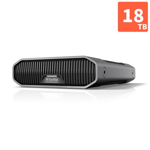SanDisk Professional SDPHF1A-018T-SBAAD 外付けHDD G-DRIVE 18TB USB 3.2 Gen2 USB3.0