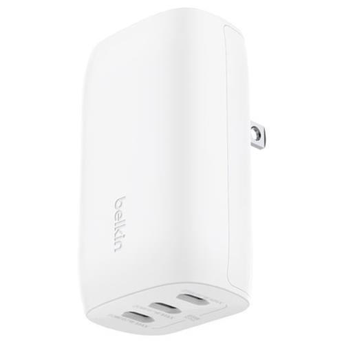 BELKIN WCC002DQWHJP Belkin 3ポート USB-C 壁面充電器 PPS 67W 付き