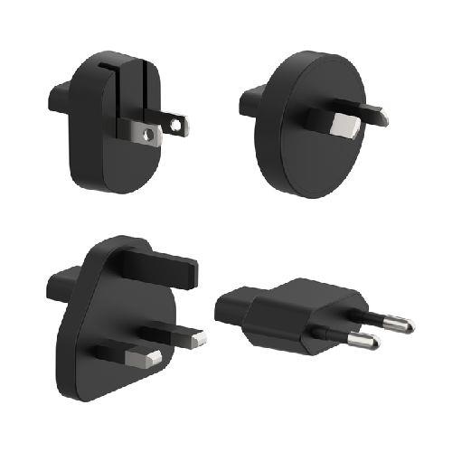 BELKIN BPZ003BTBKV2 ブラック トラベルプラグキット 海外用電源プラグ4セット