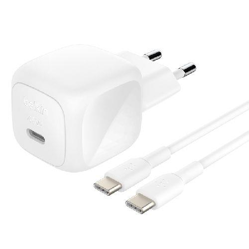 BELKIN WCA013qcWH(ホワイト) Belkin 45W USB-C 小型充電器 Wall Charger Optimized for iPhone