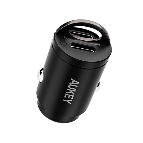 オーキー CC-A4S(ブラック) Rapide Duo 45W カーチャージャー