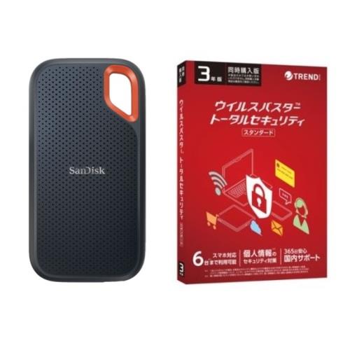 SanDisk(サンディスク) SDSSDE61-500G-J25 SSD 500GB + ウイルスバスター TSS 3年版 同時購入用セット