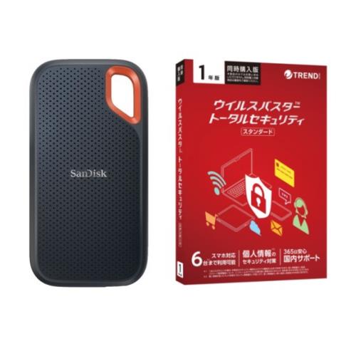SanDisk(サンディスク) SDSSDE61-500G-J25 SSD 500GB + ウイルスバスター TSS 1年版 同時購入用セット