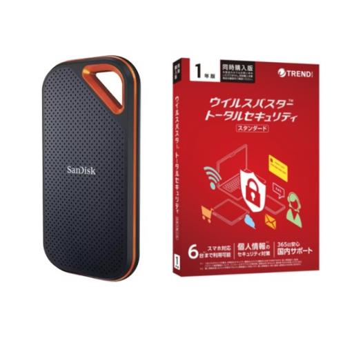 SanDisk(サンディスク) SDSSDE81-2T00-J25 SSD 2TB + ウイルスバスター TSS 1年版 同時購入用セット