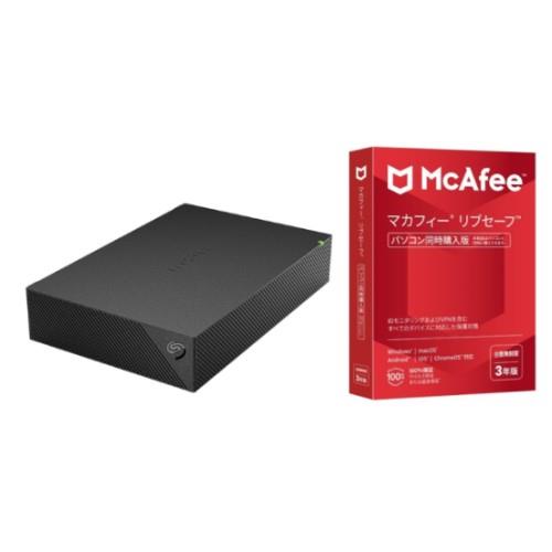 バッファロー(BUFFALO) HD-SGDA2U3-B Seagate製ドライブ内蔵 CMR方式採用 HDD 2TB + マカフィー リブセーフ 3年 同時購入版