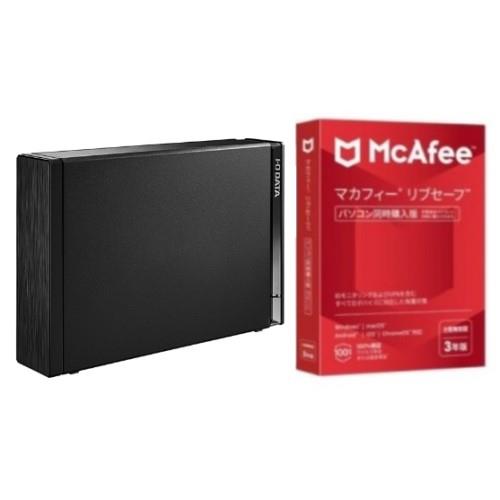 IODATA(アイ・オー・データ) HDD-AUT4 東芝･パナソニック推奨 録画用ハードディスク 4TB + マカフィー リブセーフ 3年 同時購入版セット