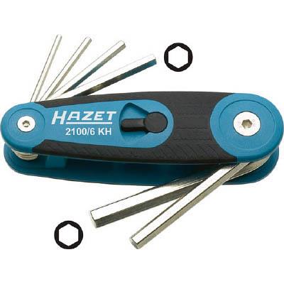 ハゼット(ＨＡＺＥＴ) 2100/6KH 六角棒レンチセット(6本タイプ･ナイフ式)