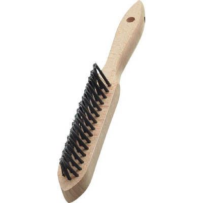 ＬＥＳＳＭＡＮＮ 120801 3行リベット 木柄ハンドブラシ 鋼線