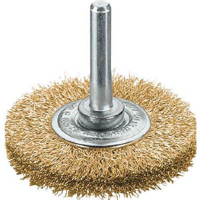 ＬＥＳＳＭＡＮＮ 417562 軸付ホイルブラシ 真鍮線 0.2 φ70