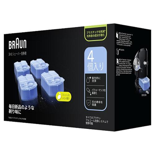 ブラウン(BRAUN) CCR4CR クリーン&リニューシステム専用洗浄液カートリッジ 4個入