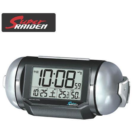 セイコー(SEIKO) NR523K ブラック 電波目覚まし時計 スーパーライデン