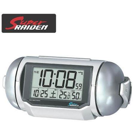 セイコー(SEIKO) NR523W ホワイト 電波目覚まし時計 スーパーライデン